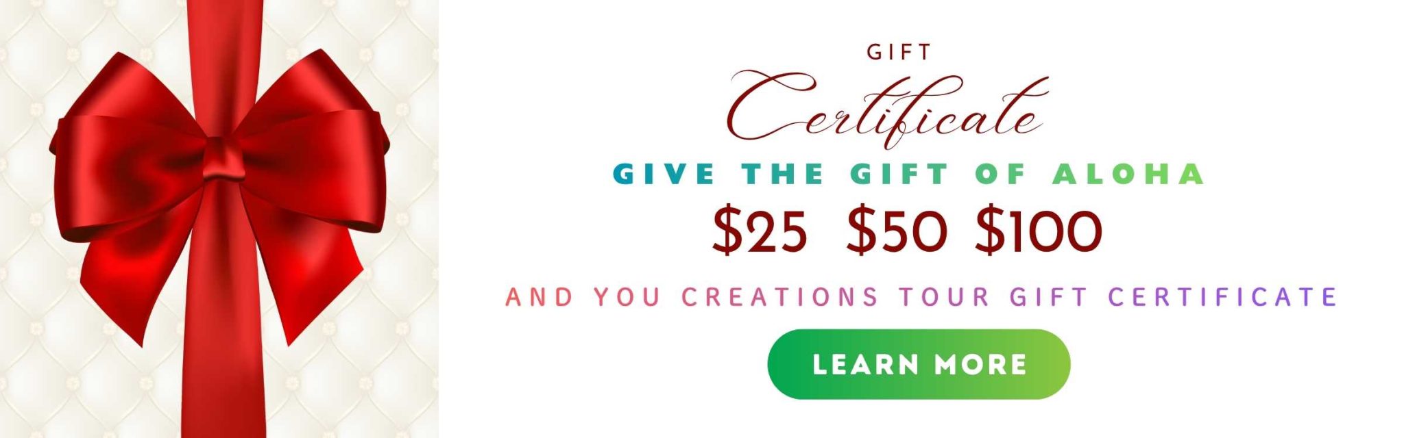 Gift Card for Oahu Best Tours