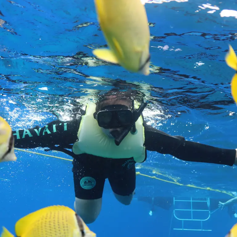 West Oahu's crystal clear water