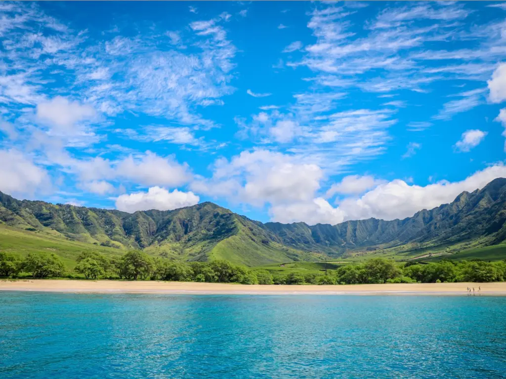Makua beach West Oahu
