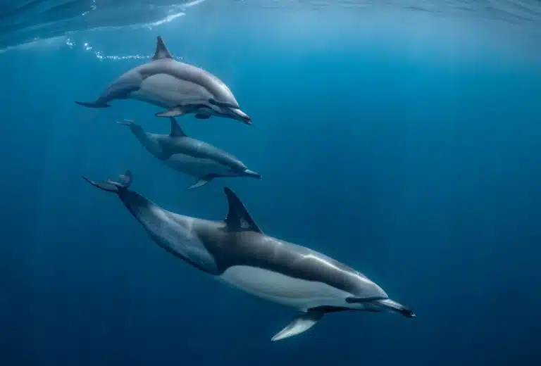Short-beaked common dolphins
