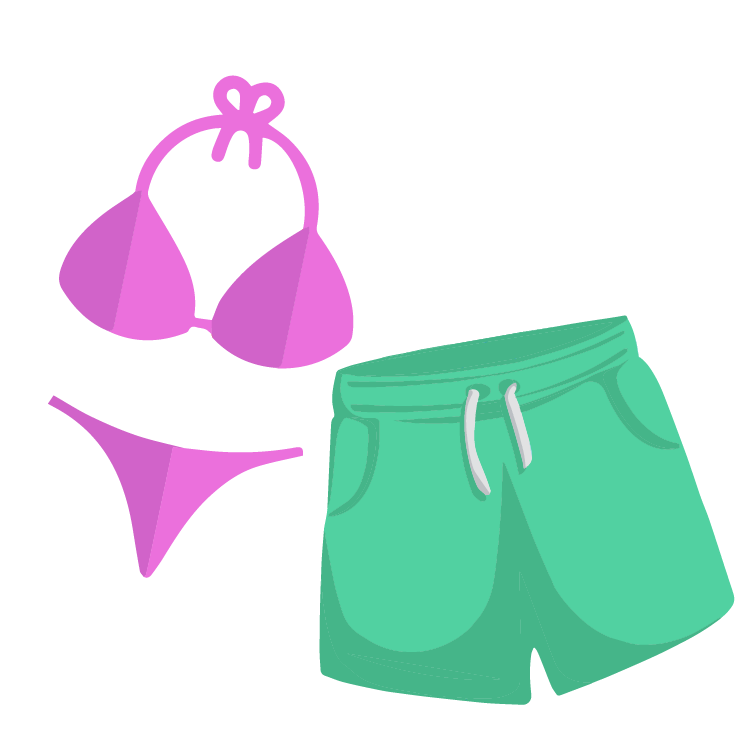 dolphin tour- things to bring - swimsuits