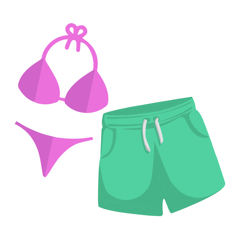 dolphin tour- things to bring - swimsuits