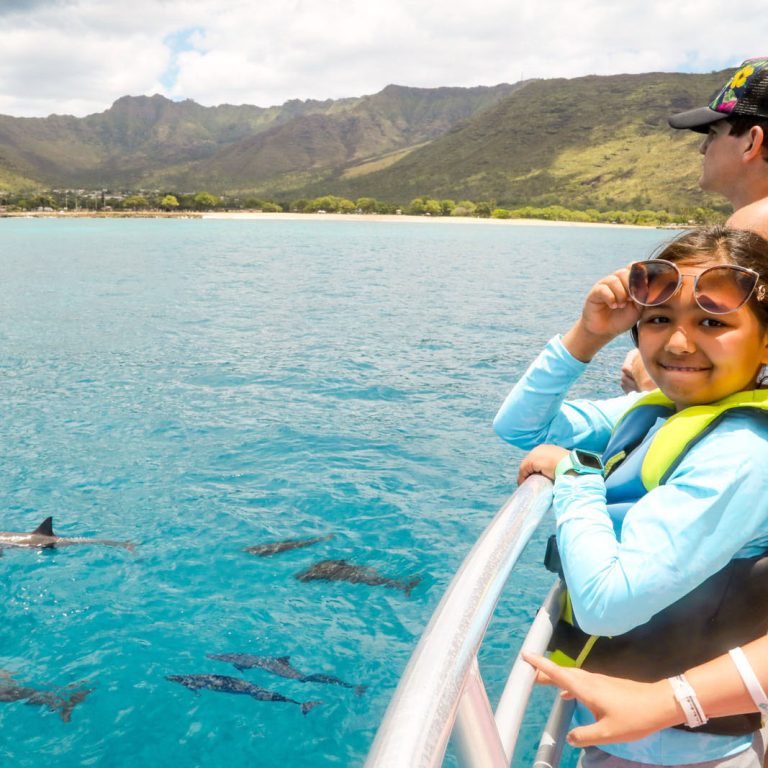Family friendly dolphin tour